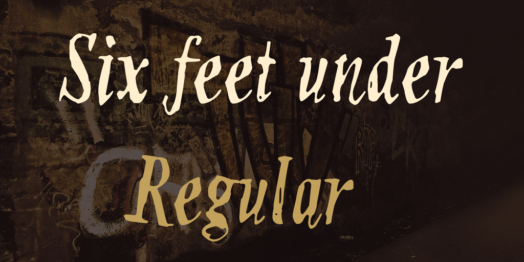 Six feet under Font