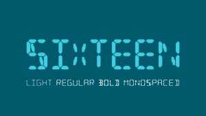 Sixteen Font Family › Fontesk