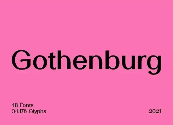 SK Gothenburg Sans Serif Font