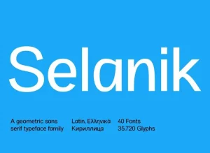 SK Selanik Font