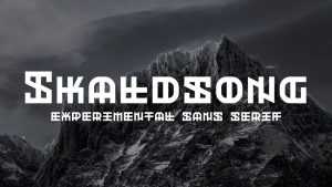 Skaldsong Font › Fontesk
