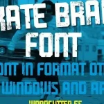 Skate Brand Display Font - Fonte Grátis Skate Brand Display Font