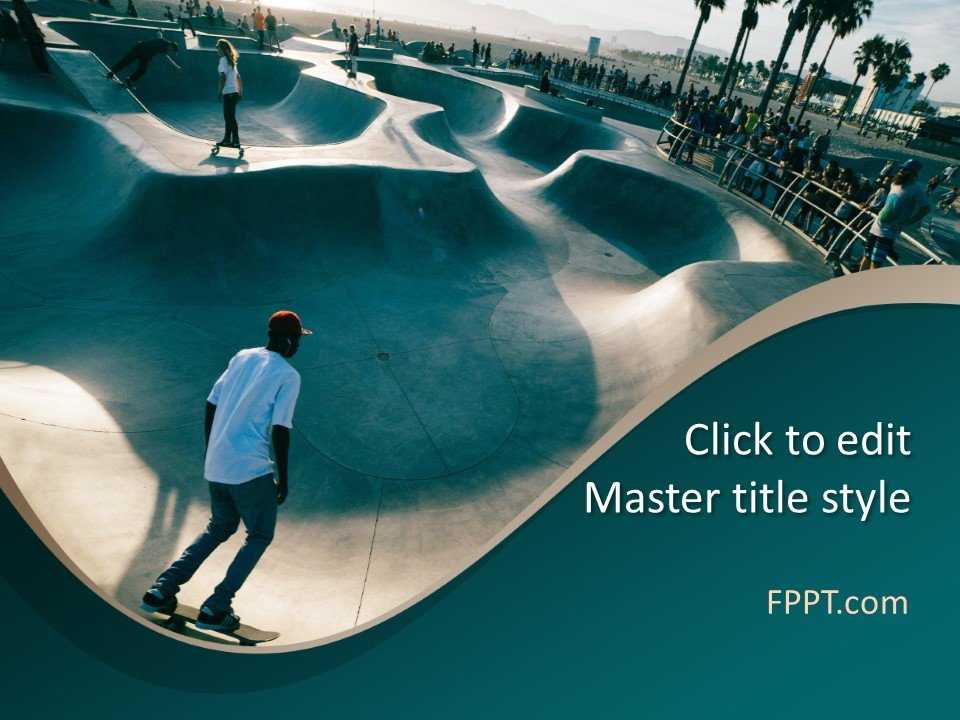 Skateboard PowerPoint Template