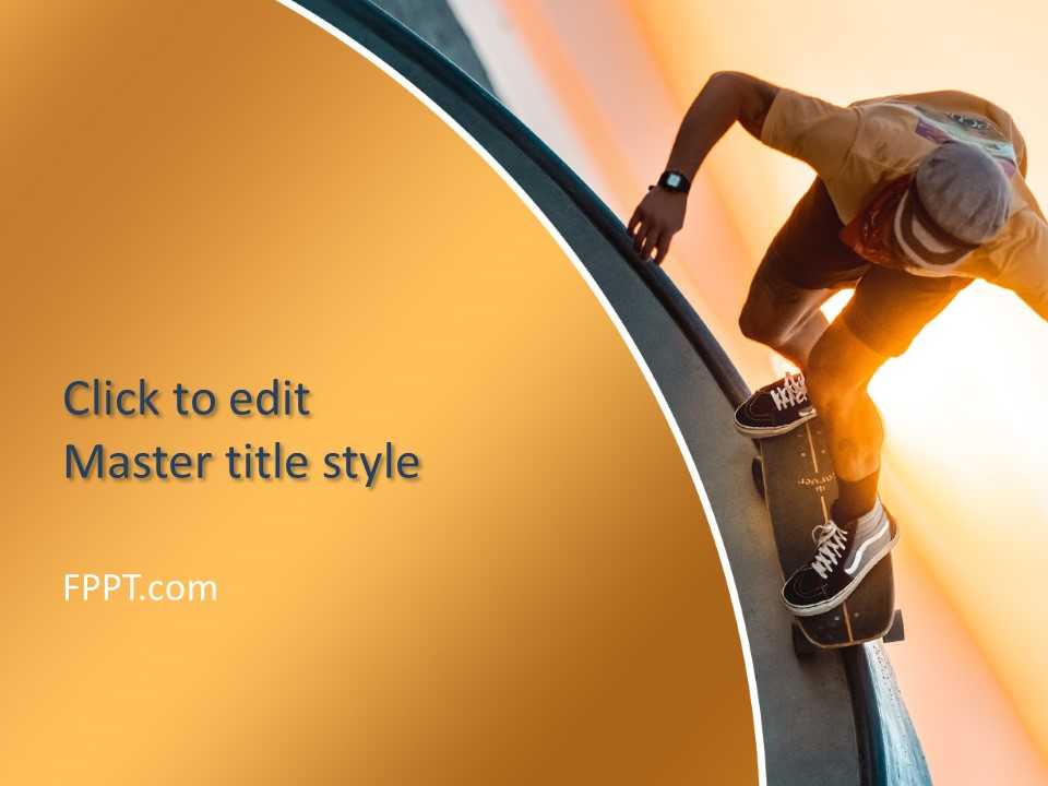Skating PowerPoint Template