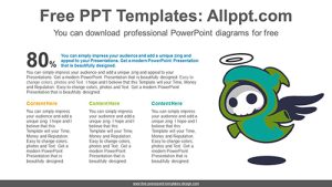 Skeleton ghost PowerPoint Diagram