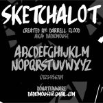Sketchalot Font