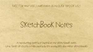 SketchBook Notes Font Family › Fontesk