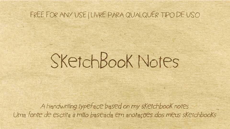 SketchBook Notes Font Family › Fontesk