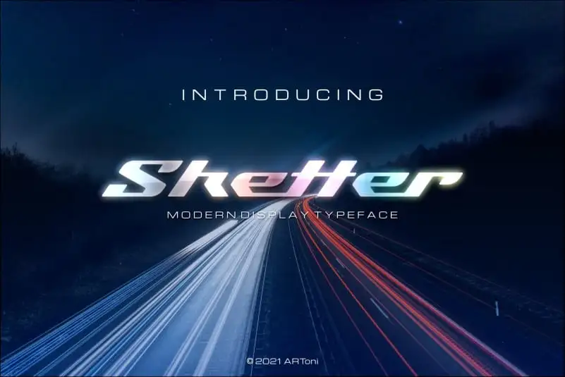 Sketter Display Font