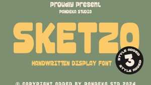 Sketzo Font › Fontesk