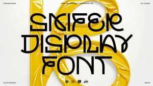 Skifer Display Font › Fontesk