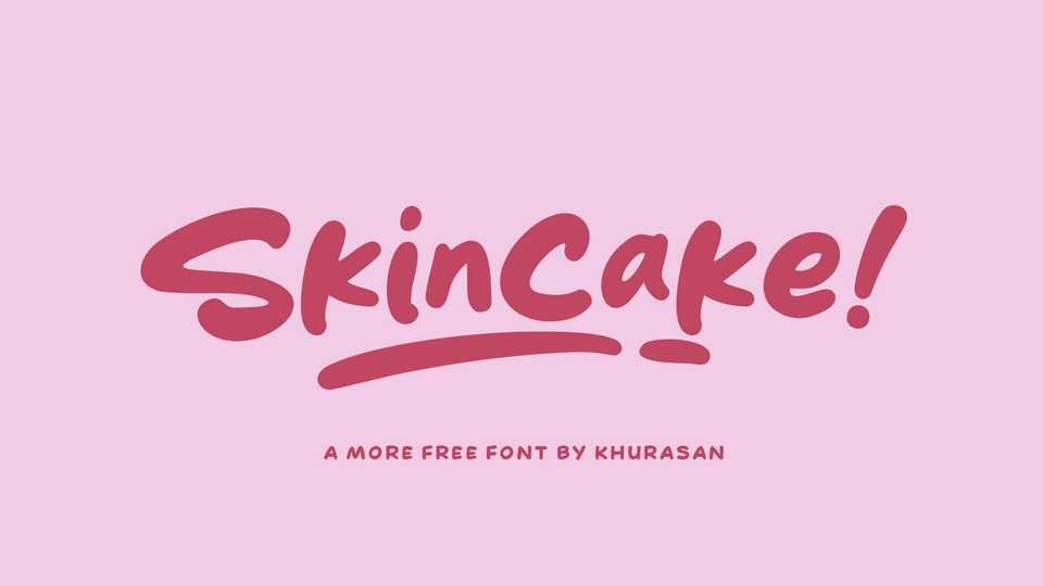 Skincake Font › Fontesk