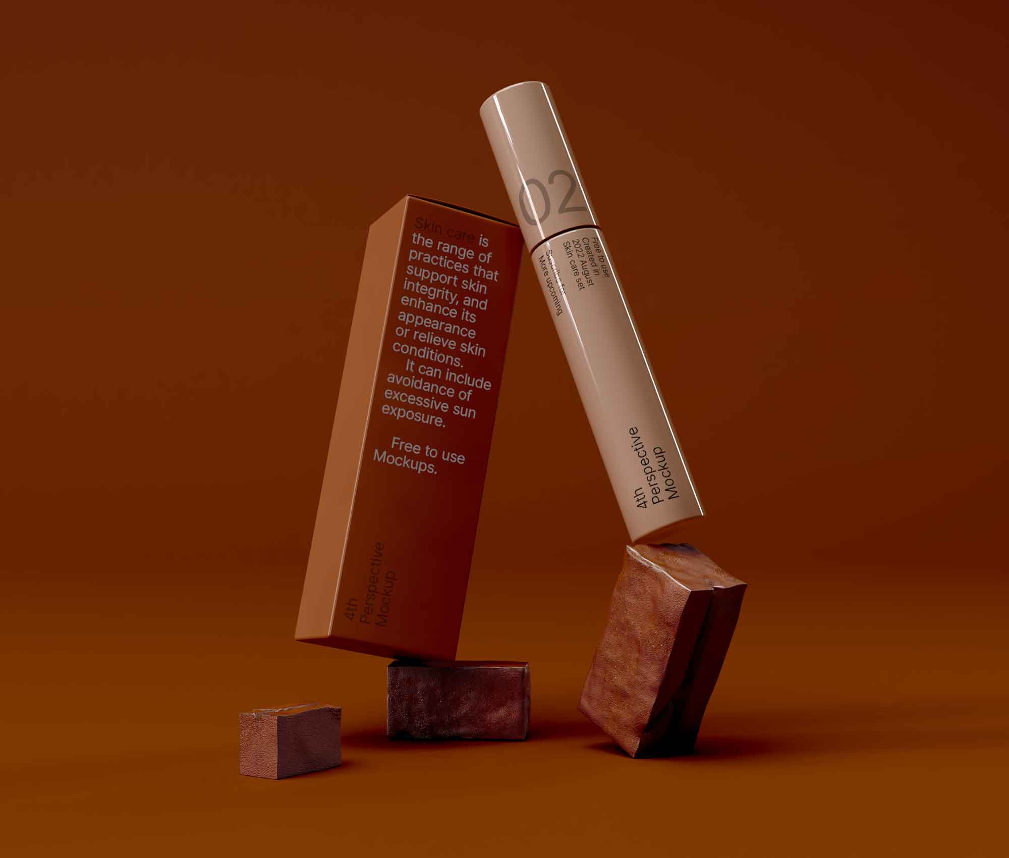 Skincare Set Mockup