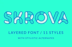 Skrova Layered Font