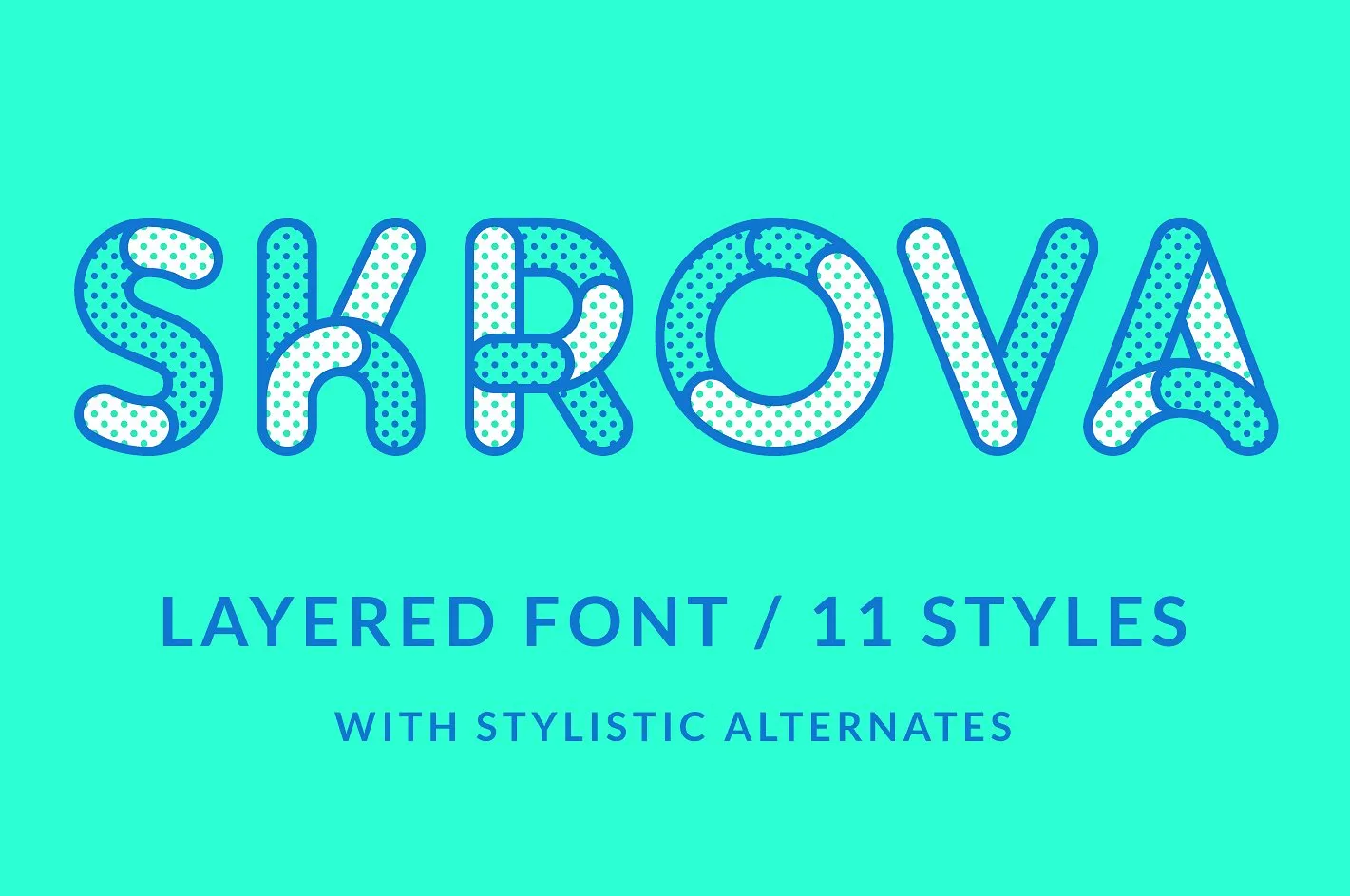 Skrova Layered Font