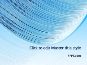 Sky Blue Background PowerPoint Template