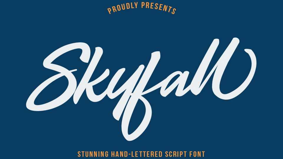 Skyfall Script Font › Fontesk