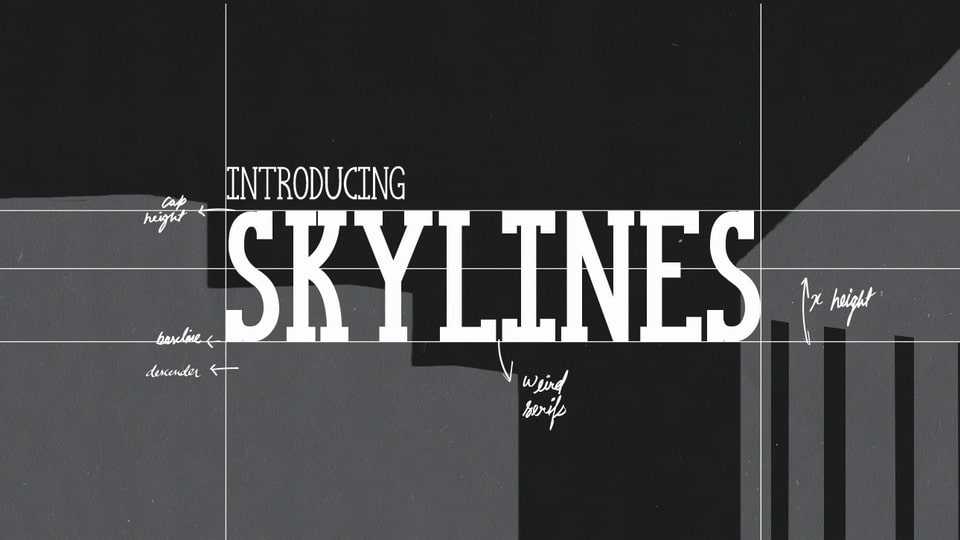 Skylines Font › Fontesk