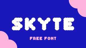 Skyte Font › Fontesk