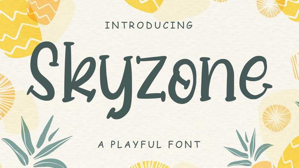 Skyzone Handwritten Font › Fontesk