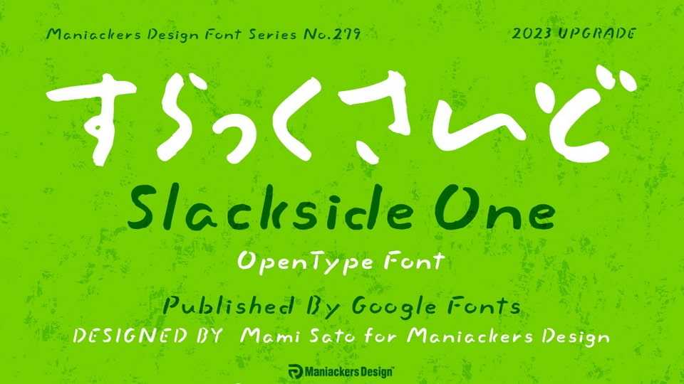 Slackside Font › Fontesk