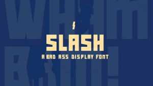 Slash Font › Fontesk