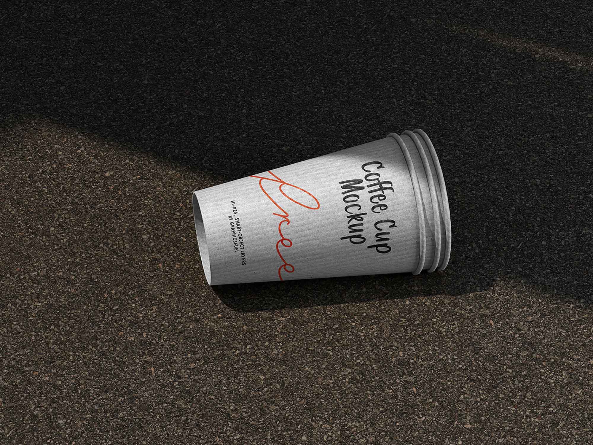 Sleek Paper Coffee Cup Mockup (PSD)