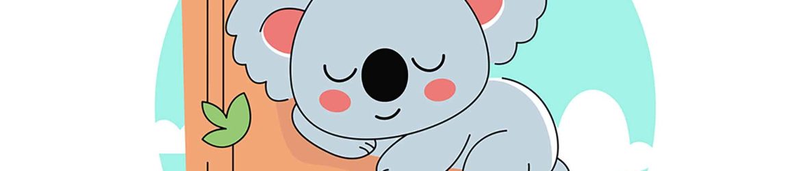 Sleeping Koala Illustration