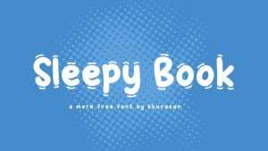 Sleepy Book Font › Fontesk