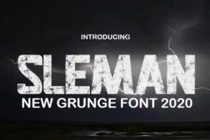 Sleman Display Font