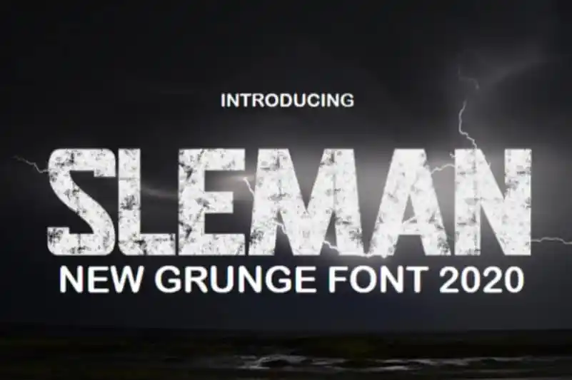 Sleman Display Font