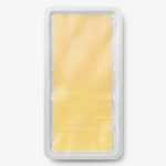 Sliced cheese slim tray mockup