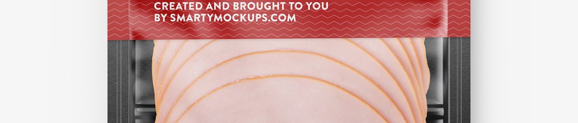 Sliced roast chicken mockup