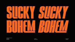 Slicky Bohem Font › Fontesk