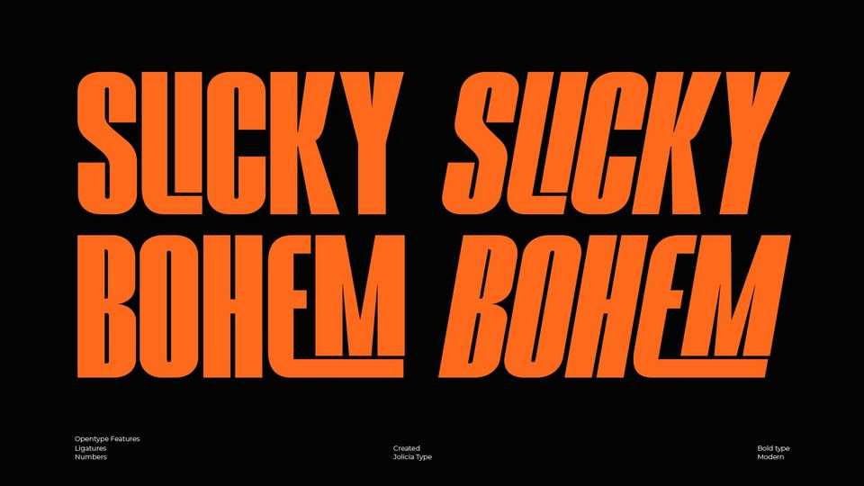 Slicky Bohem Font › Fontesk