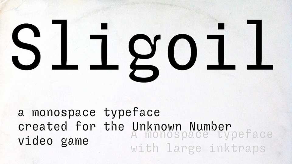 Sligoil Font › Fontesk