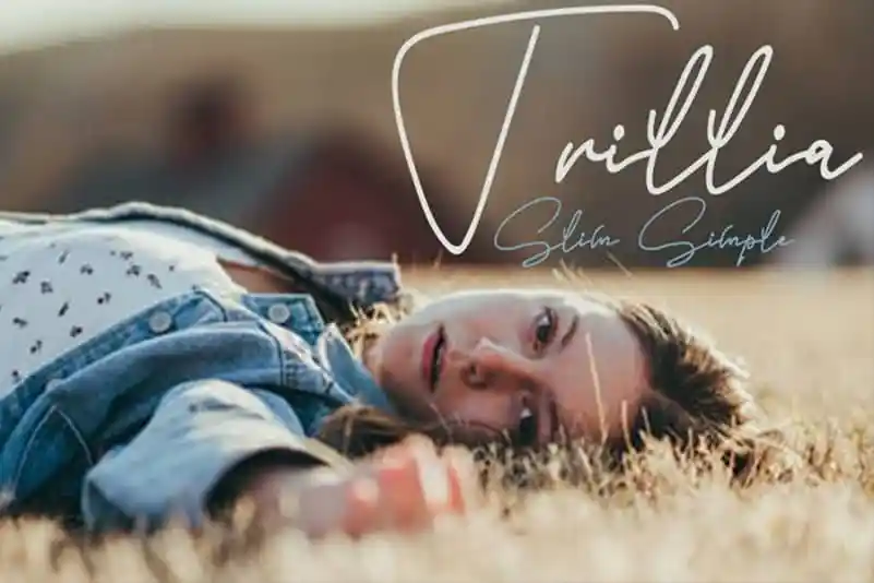 Slim Simple Script Font