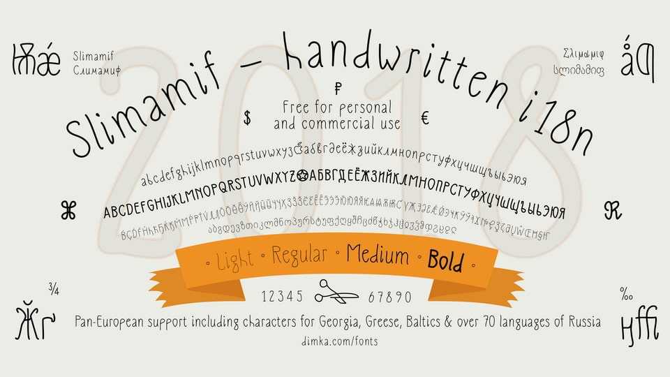 Slimamif Font › Fontesk