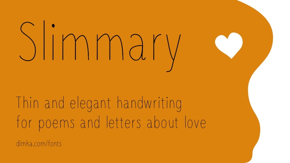 Slimmary Font › Fontesk