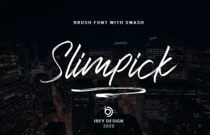 Slimpick Font