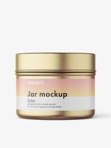 Slip lid tin mockup / 100 ml