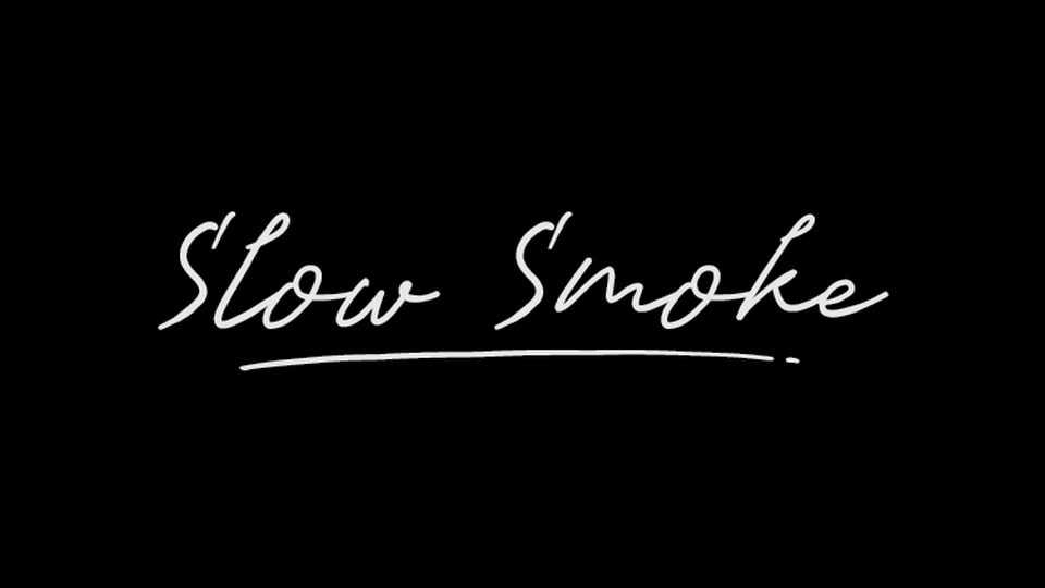 Slow Smoke Font › Fontesk