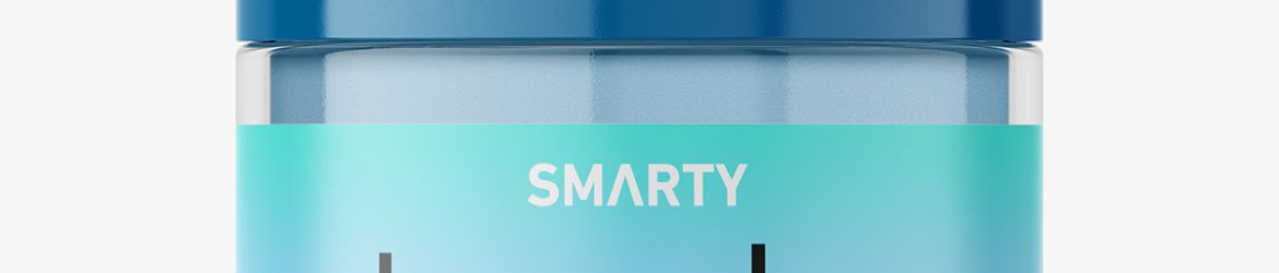 Smal jar mockup / powder