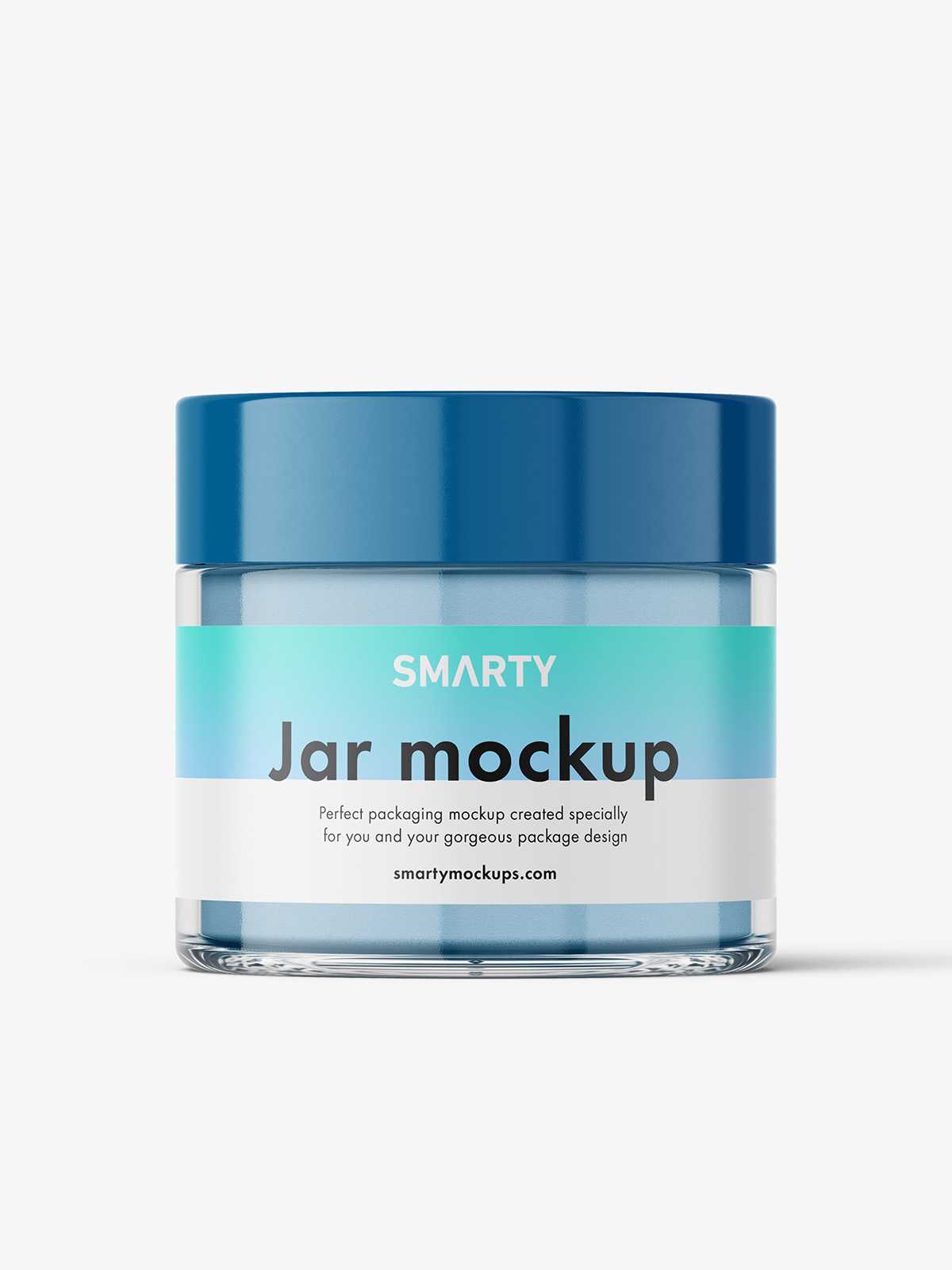Smal jar mockup / powder