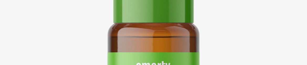 Small airless bottle mockup / amber Small airless bottle mockup / amber