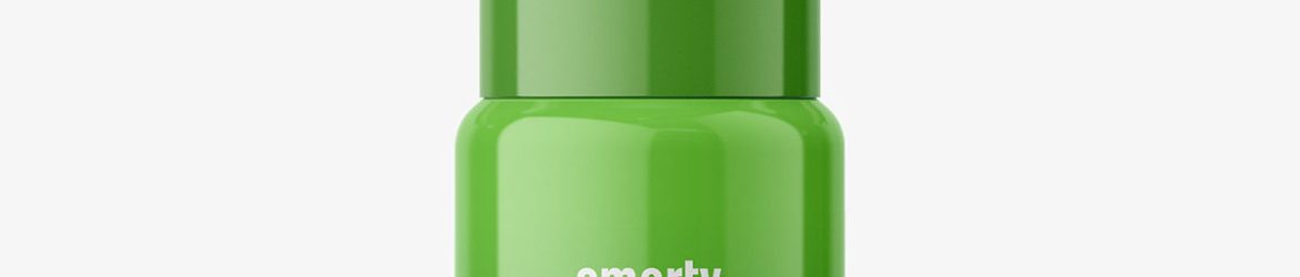 Small airless bottle mockup / plastic