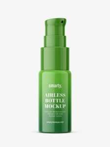 Small airless bottle mockup / plastic