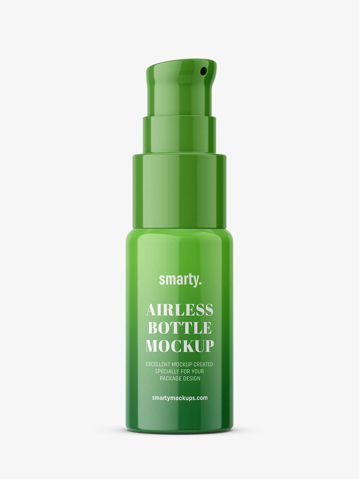 Small airless bottle mockup / plastic