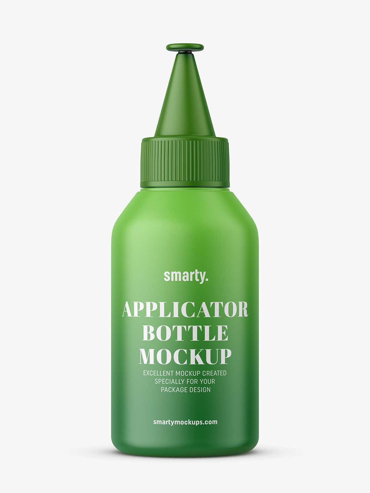 Small applicator bottle mockup
