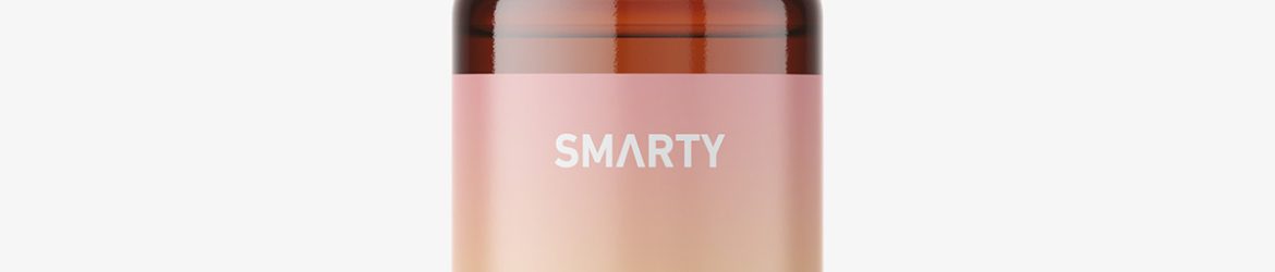 Small bottle mockup / amber